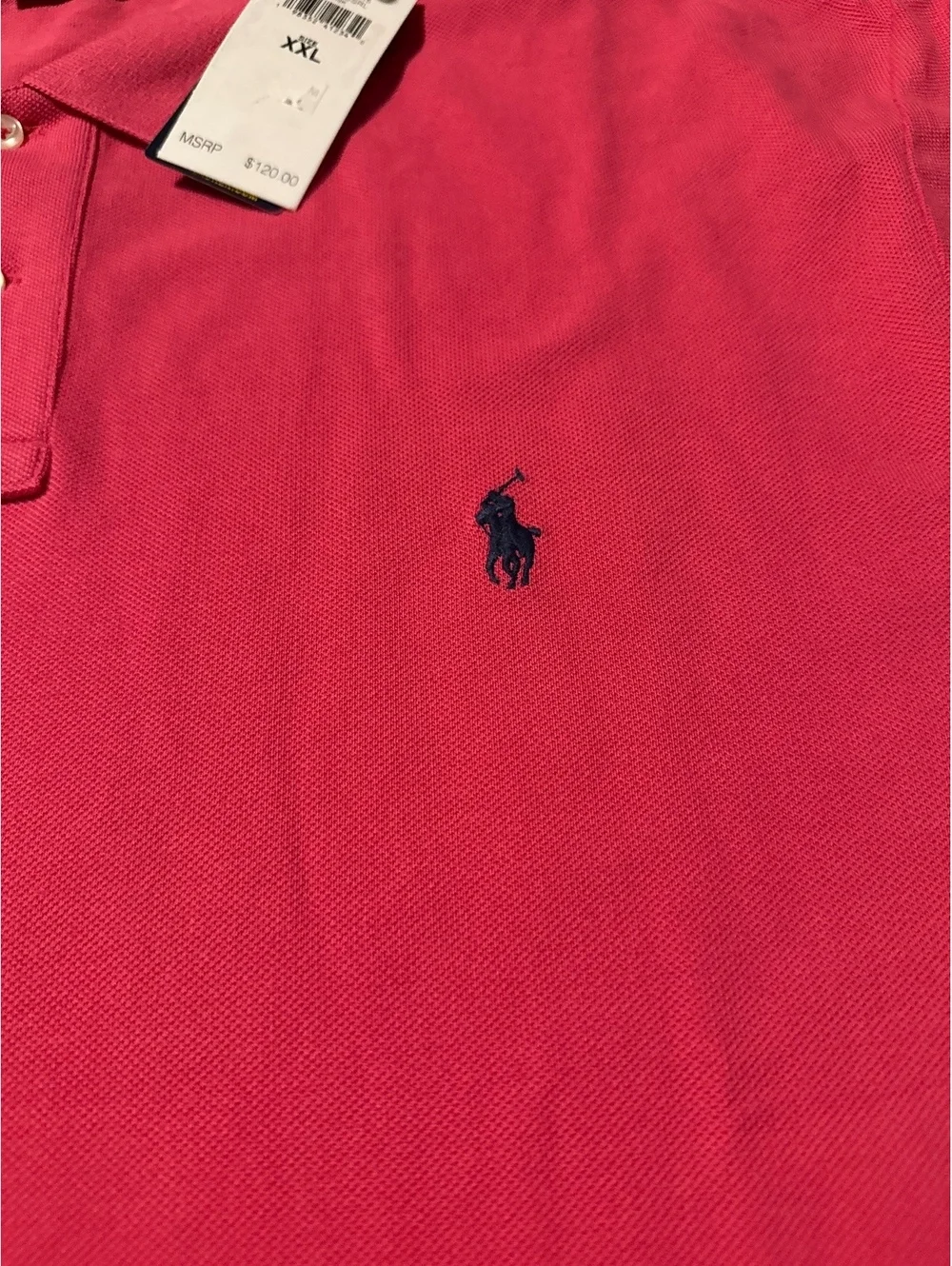 Polo Ralph Lauren Classic Fit Pink Polo Shirt XXL New with Tags